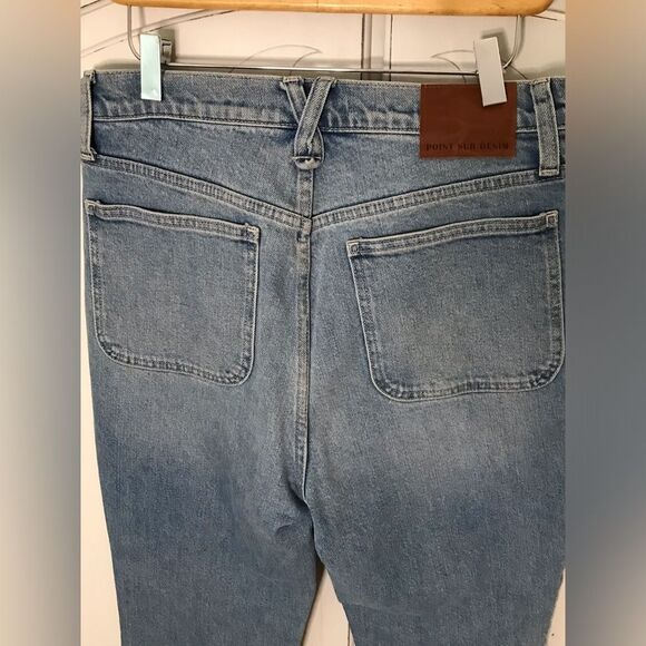 J.Crew Point Sur kick out crop denim jeans Sz women’s 29 - Picture 3 of 8